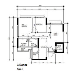 Blk 102B Eastcreek @ Canberra (Sembawang), HDB 3 Rooms #567231801